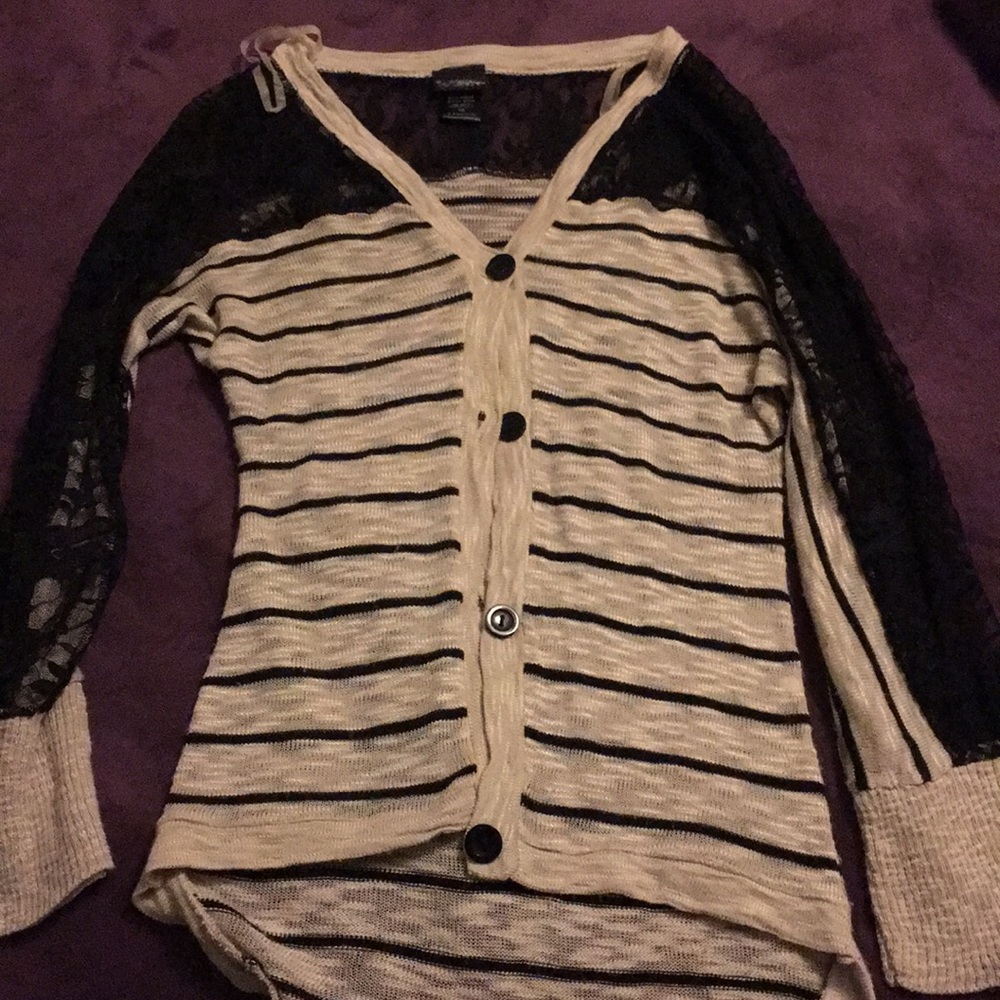 Lace Detail Cardigan
